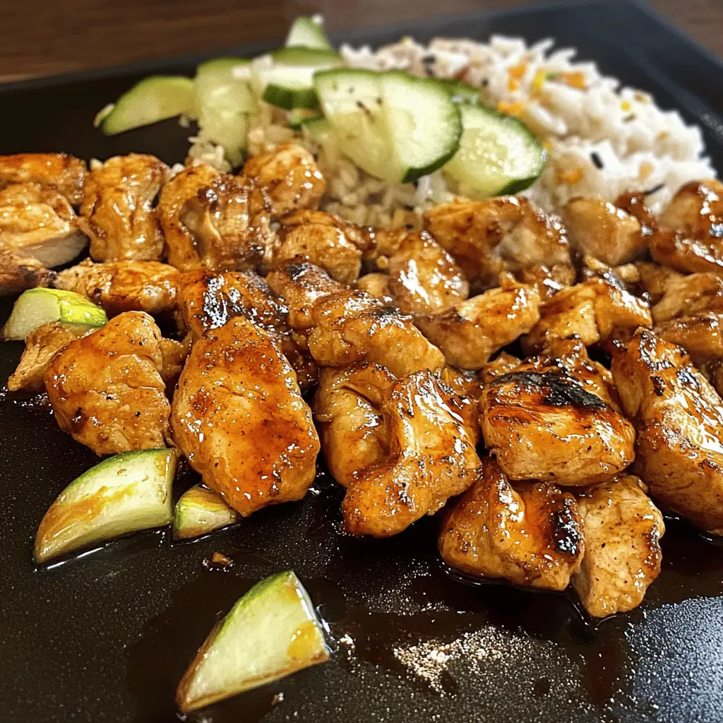 Get ready for a flavor-packed experience with this Blackstone Hibachi Chicken recipe! Featuring tender chicken, vibrant vegetables, and a savory sauce, this dish sizzles to perfection on your griddle. Perfect for weekend cookouts or a fun family dinner, it's sure to impress everyone at your table. Save this recipe for your next gathering and treat your loved ones to delicious hibachi right at home!