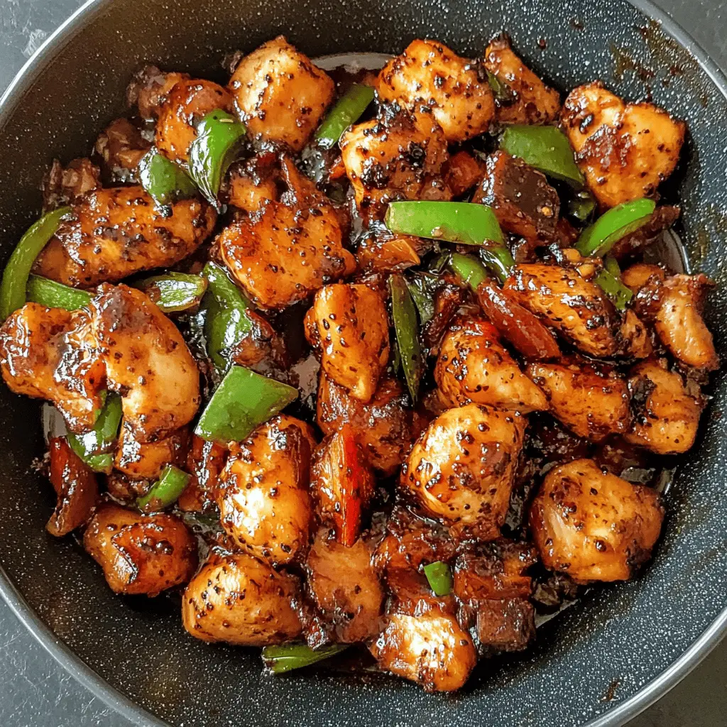 Satisfy your taste buds with this Easy Black Pepper Chicken Recipe! Packed with bold flavors from fresh black pepper and tender chicken, it's a quick dish that’s perfect for busy weeknights. Whip it up in under 30 minutes and enjoy a delightful meal that’s great for family dinners or meal prep. Save this recipe for your next culinary adventure!