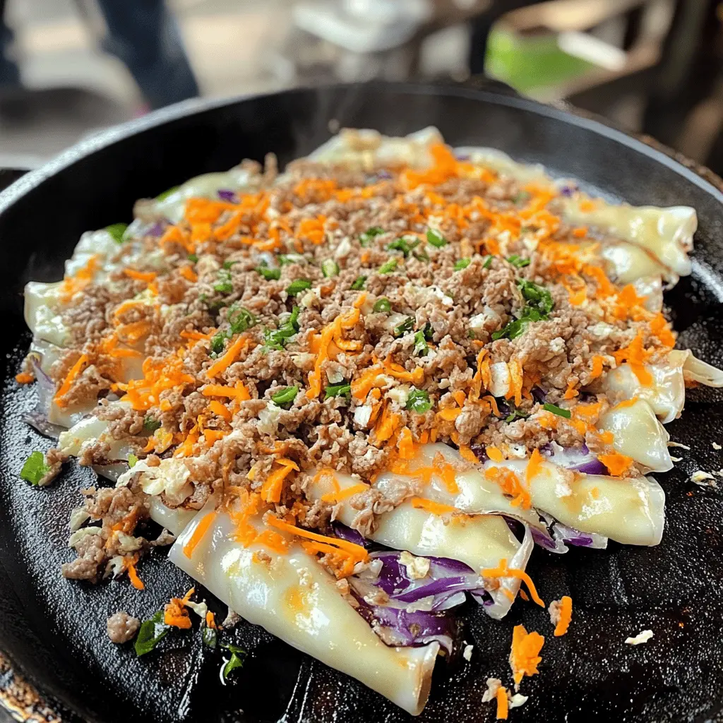Looking for a quick and tasty meal? Try this easy Eggroll In A Bowl made right on the Blackstone griddle! Packed with bold flavors from ground pork, cabbage, and fresh veggies, it’s a satisfying dish that’s simple to make. Perfect for weeknight dinners or meal prep. Save this recipe and bring fun and flavor to your next cooking adventure!