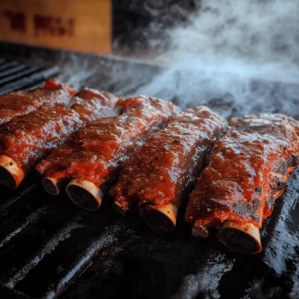 Get ready to impress with these fall-off-the-bone ribs cooked right on your grill! Juicy, tender, and packed with flavor, these ribs are perfect for any backyard barbecue or family gathering. Don't miss out on making this delicious dish—save this recipe for your next cookout and enjoy the mouthwatering goodness!
