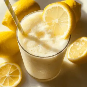 Beat the heat with this refreshing frozen lemonade recipe! It's a delightful blend of tangy lemons and sweet goodness, perfect for a summer day. Made with just a few simple ingredients, this drink is easy to prepare and packed with vibrant flavors that everyone will love. Save this recipe for your next picnic or family gathering! 🍋🥤