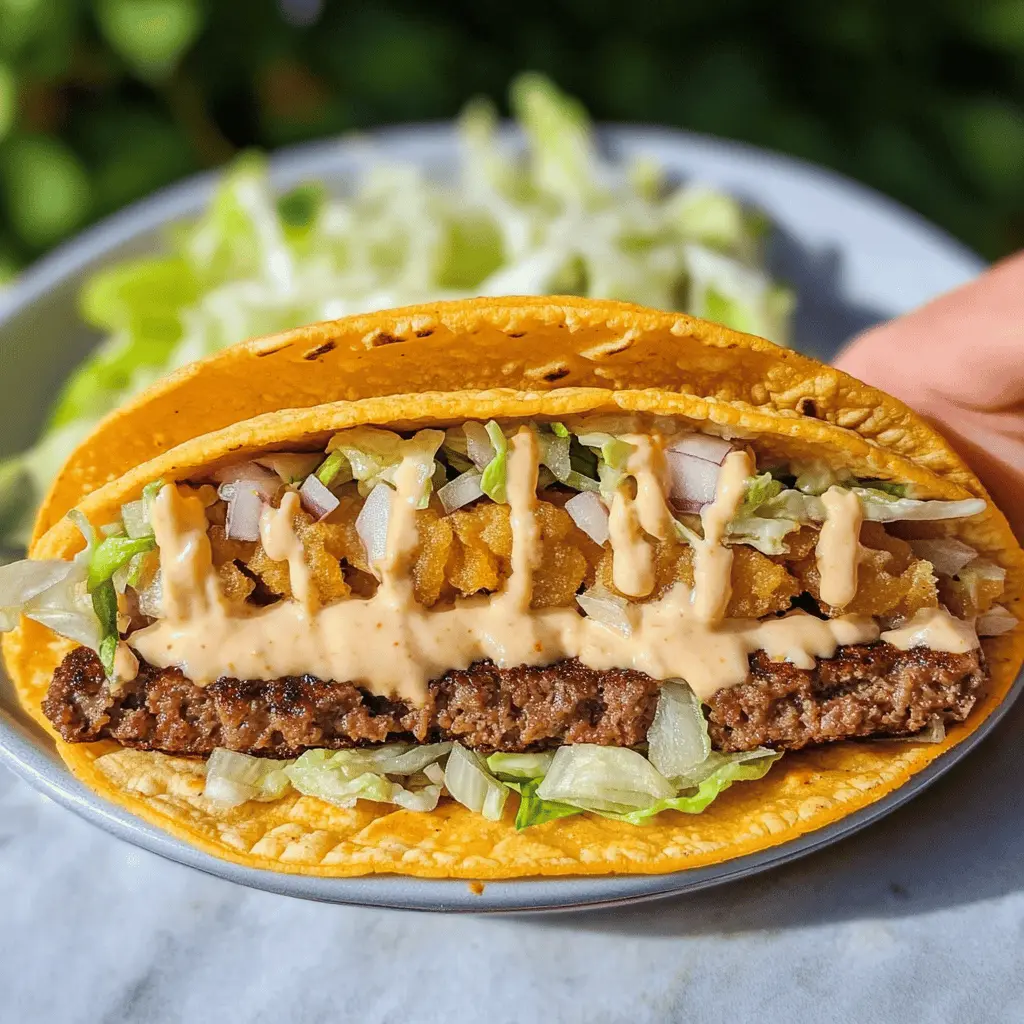 Get ready for a fun twist on dinner with these Smash Burger Tacos! Juicy beef patties, melted cheese, and fresh toppings come together in soft tortillas for a mouthwatering flavor explosion. Perfect for weeknight meals or casual gatherings, this recipe will have everyone asking for seconds. Save this pin for a deliciously unique taco night!