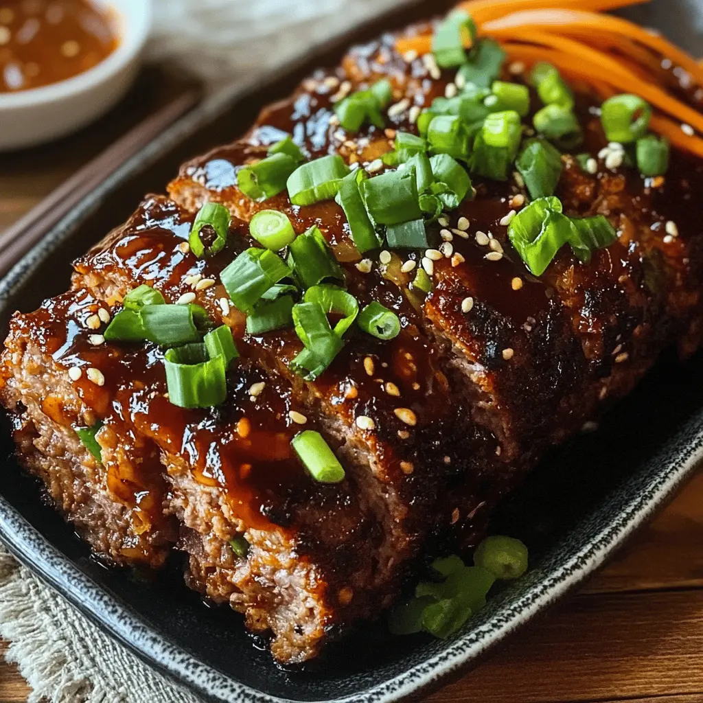 This Sweet and Spicy Korean BBQ Meatloaf is a flavorful twist on a classic favorite! Packed with ground beef, savory spices, and a hint of sweetness, each bite brings delightful satisfaction. Perfect for dinner gatherings or meal prep, this dish is sure to impress! Save this recipe for your next family meal or cozy night in. You won’t want to miss out on this delicious fusion!