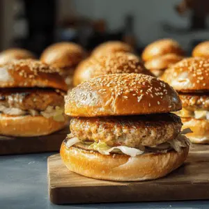 Juicy turkey burgers are a healthier twist on a classic favorite! Packed with flavor and easy to customize, these burgers are perfect for summer grilling or quick weeknight dinners. Serve them with fresh toppings and your choice of buns for a meal everyone will love. Save this recipe for your next cookout or family gathering!