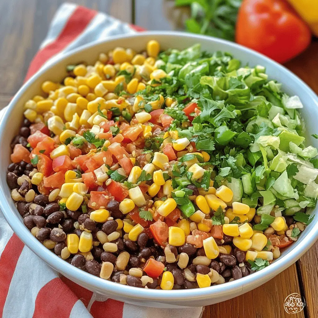 Easy Cowboy Salad Recipe With Fresh Ingredients