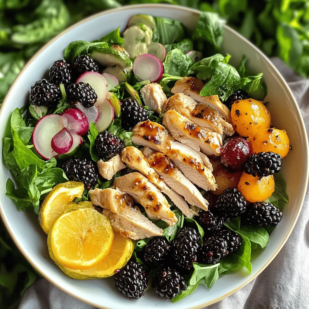 Easy Blackberry Chicken Salad Recipe