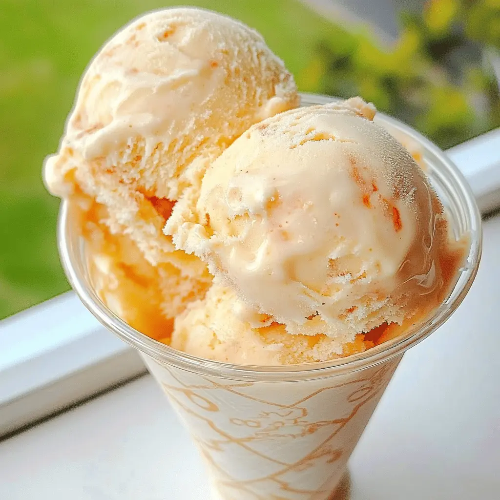 Easy Fresh Georgia Peach Ice Cream Recipe