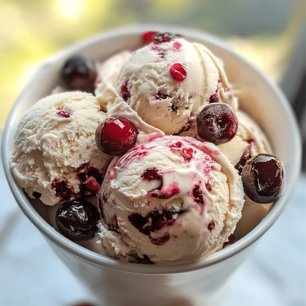 Easy Homemade Cherry Garcia Ice Cream Recipe