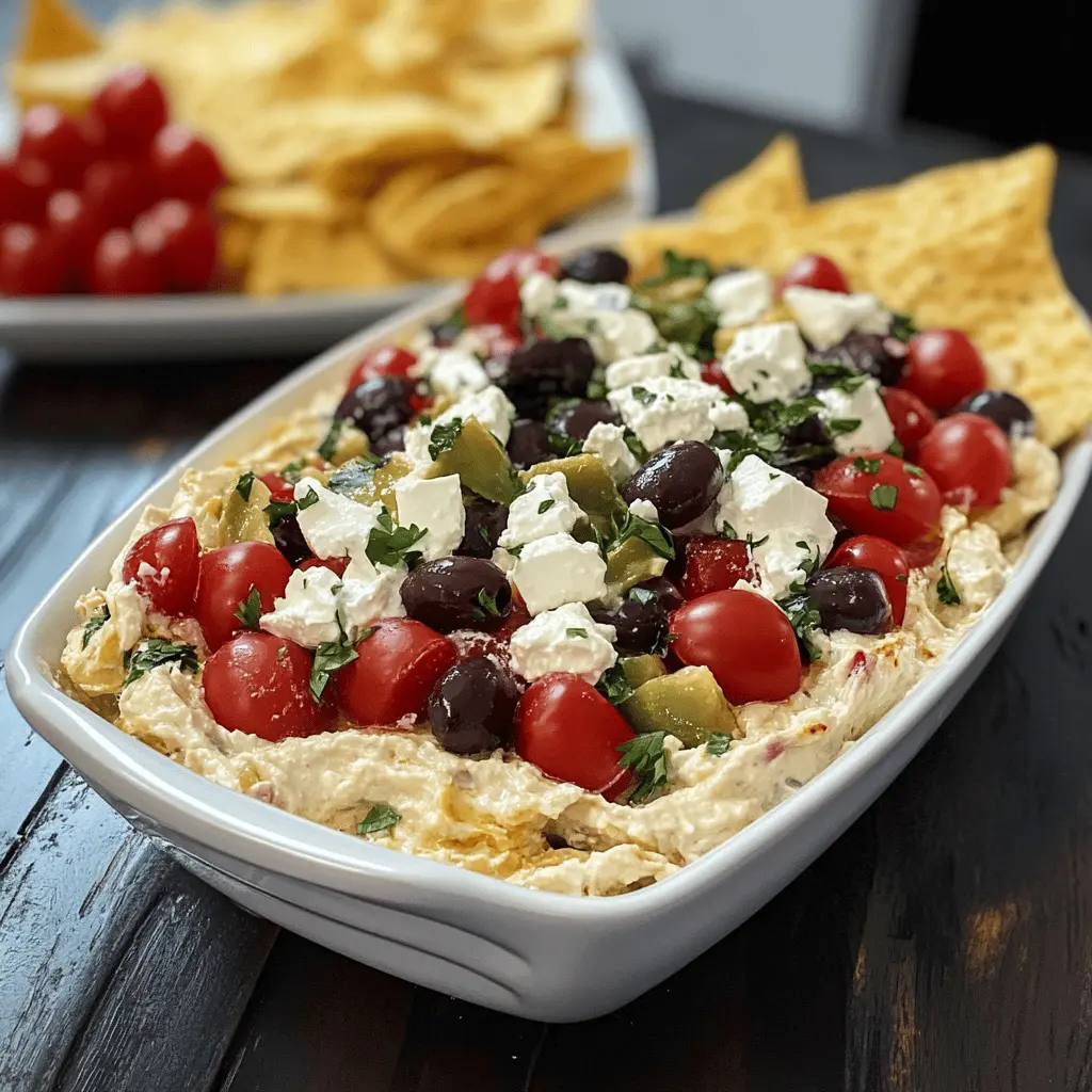 Easy 7 Layer Greek Dip Recipe