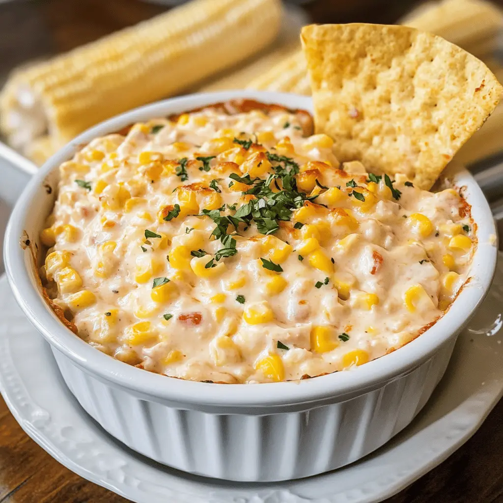 Easy Cream Cheese Corn Dip Recipe