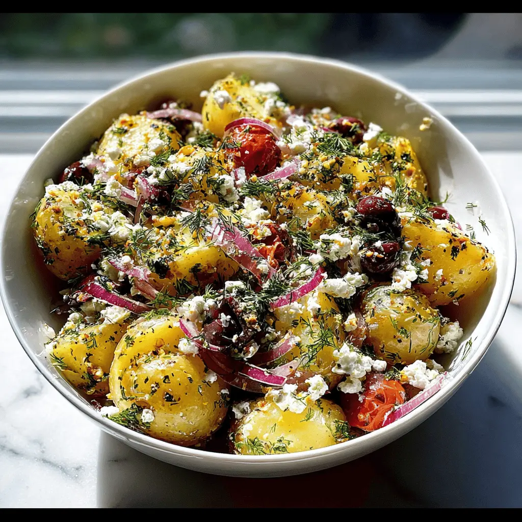 Easy 25-Minute Greek Potato Salad Recipe