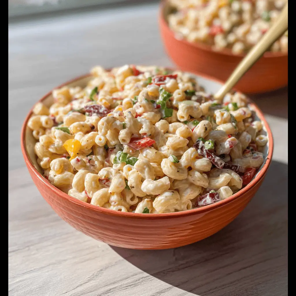Easy Mexican Macaroni Salad Recipe