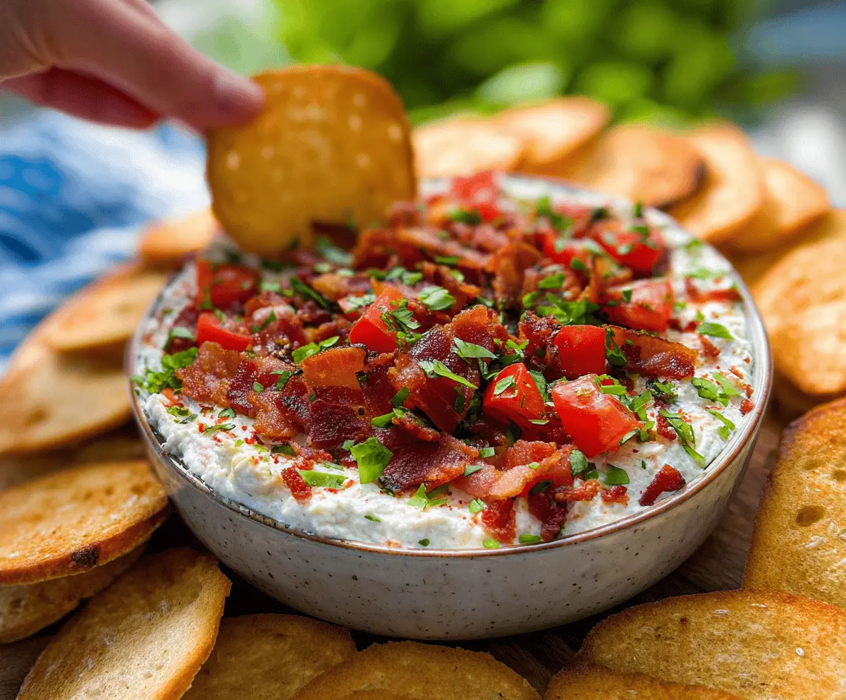 Easy BLT Dip Recipe for Parties