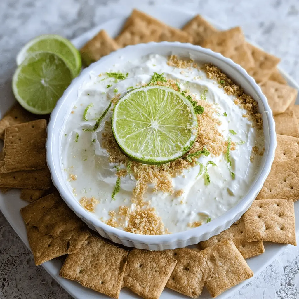 Easy Key Lime Pie Cheesecake Dip Recipe