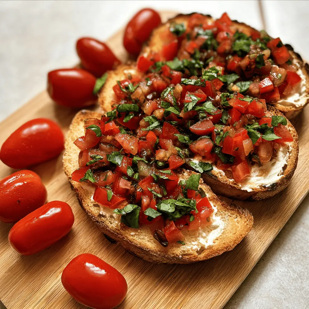 Easy and Flavorful Bruschetta Dip Recipe