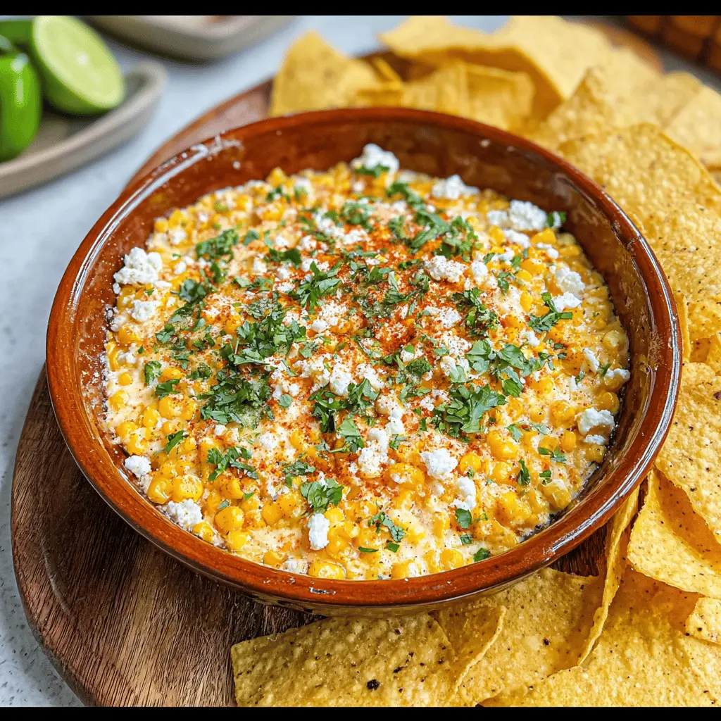 Easy Mexican Street Corn Dip Recipe