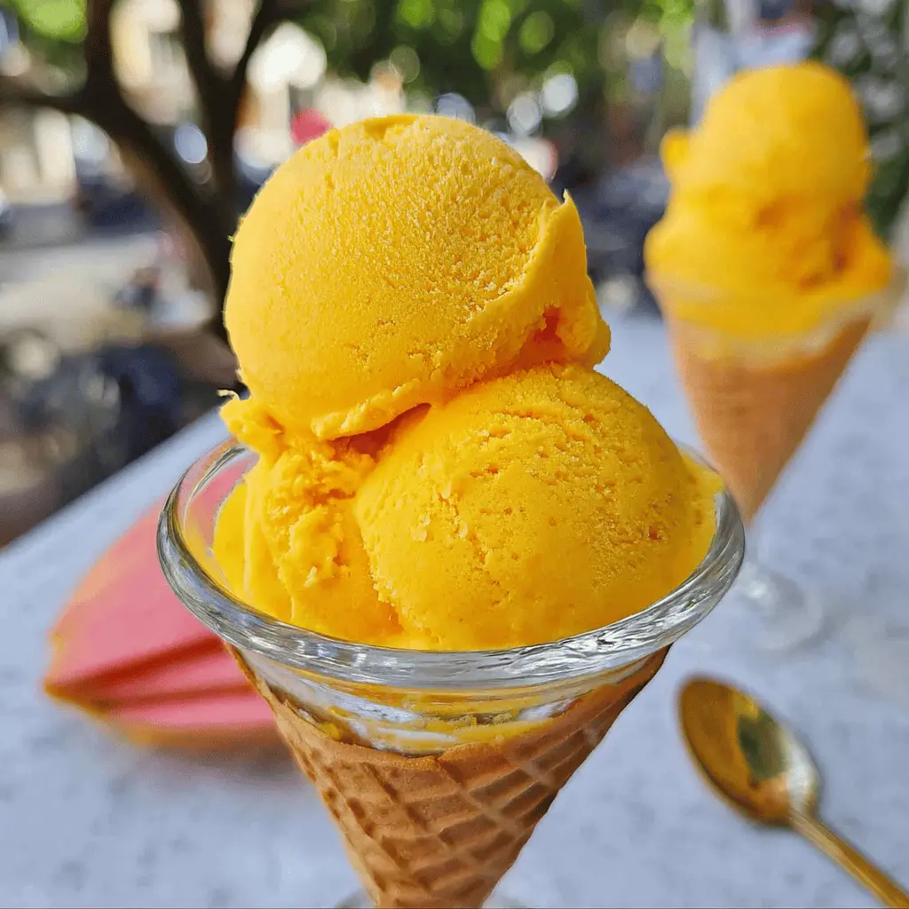 Easy Homemade Mango Gelato Recipe