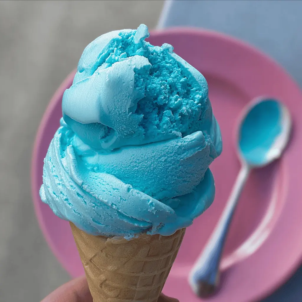 Easy Homemade Blue Moon Ice Cream Recipe