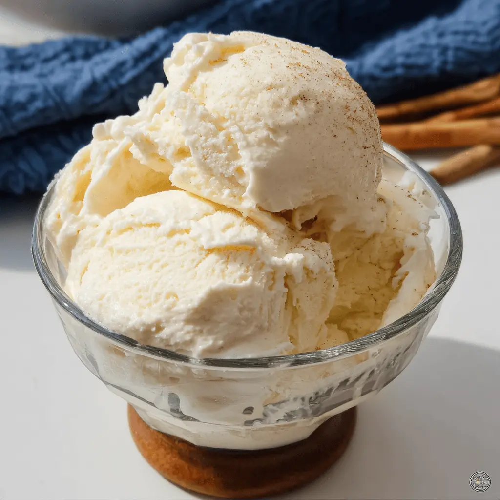 Easy Homemade Eggnog Ice Cream Recipe