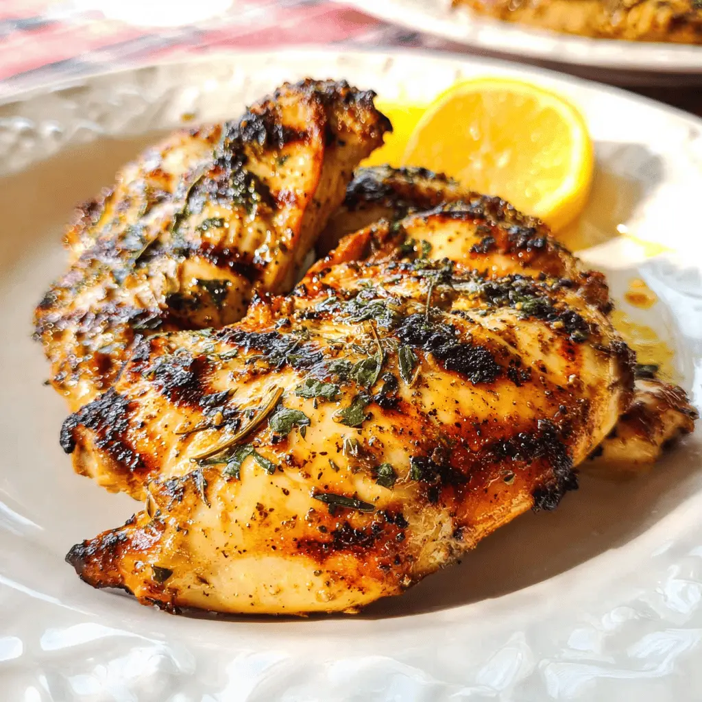 Easy Italian Grilled Chicken Recipe