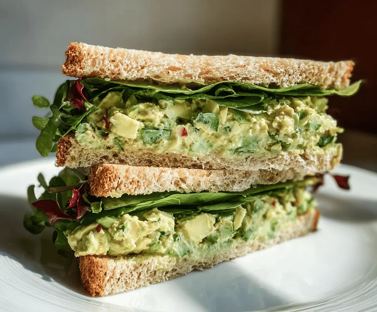 Easy Green Goddess Salad Sandwich Recipe