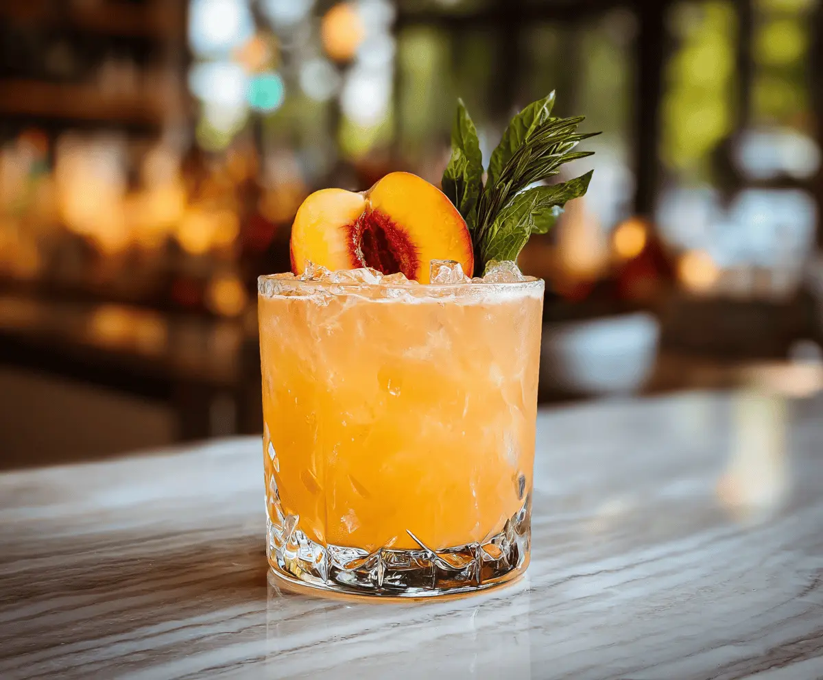 Easy Royal Peach Cocktail Recipe
