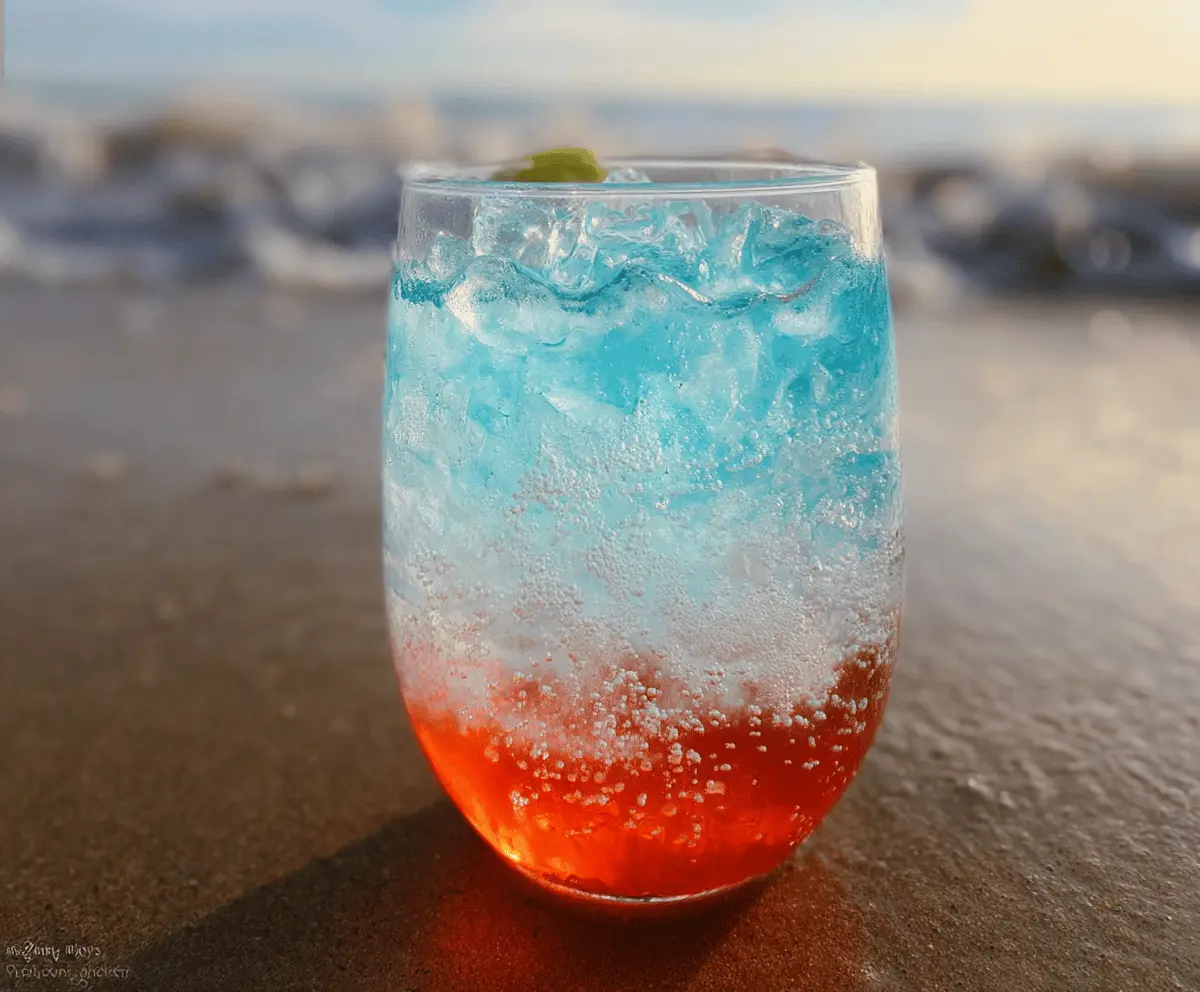 Easy Refreshing Beach Water Cocktail Recipe