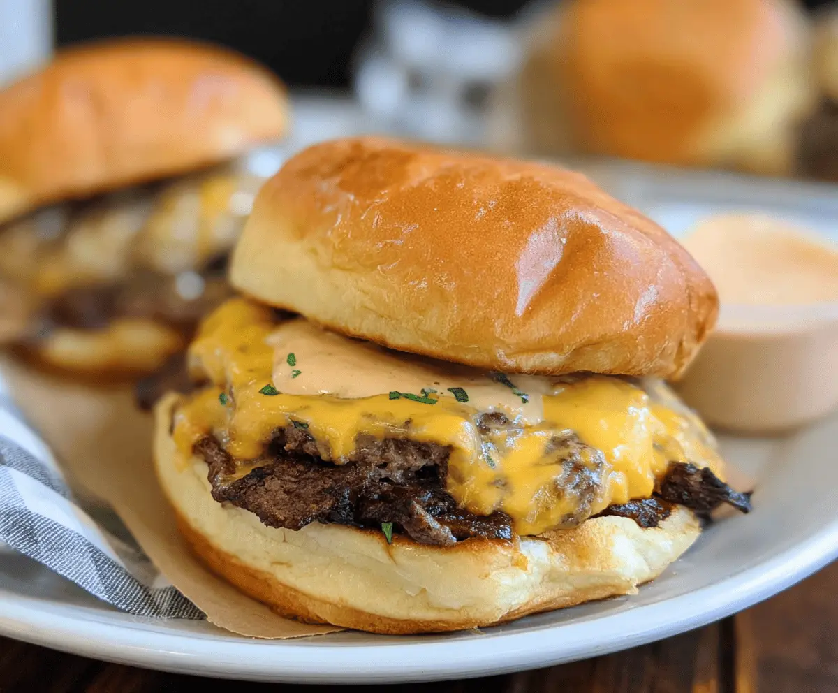 Easy Blackstone Smash Burgers Recipe