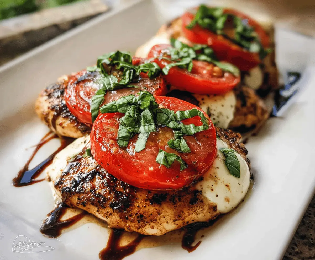Easy Grilled Chicken Caprese Recipe