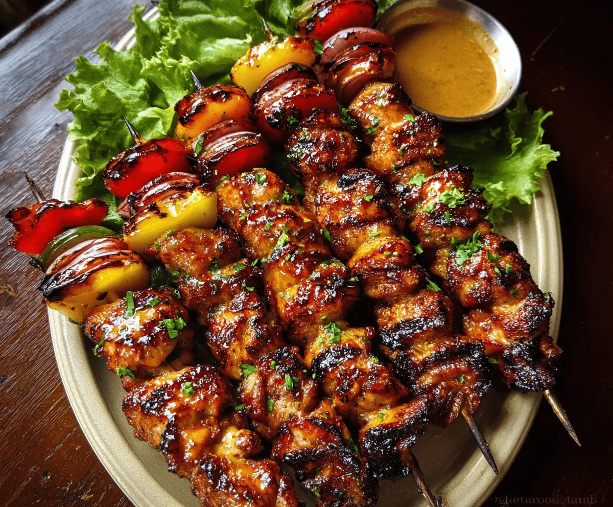 Easy Grilled Thai Chicken Skewers Recipe