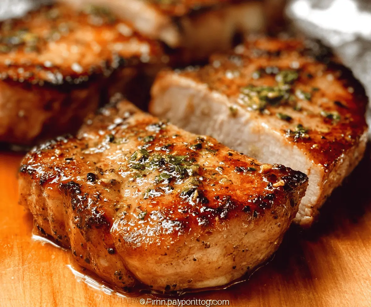 Juicy Oven Baked Pork Chops Recipe