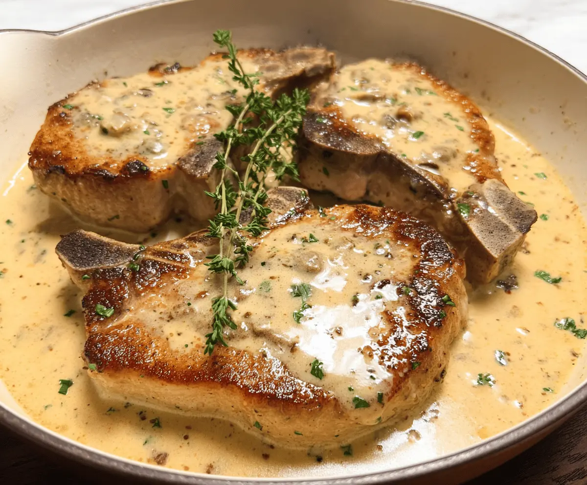 Slow Cooker Garlic Parmesan Pork Chops