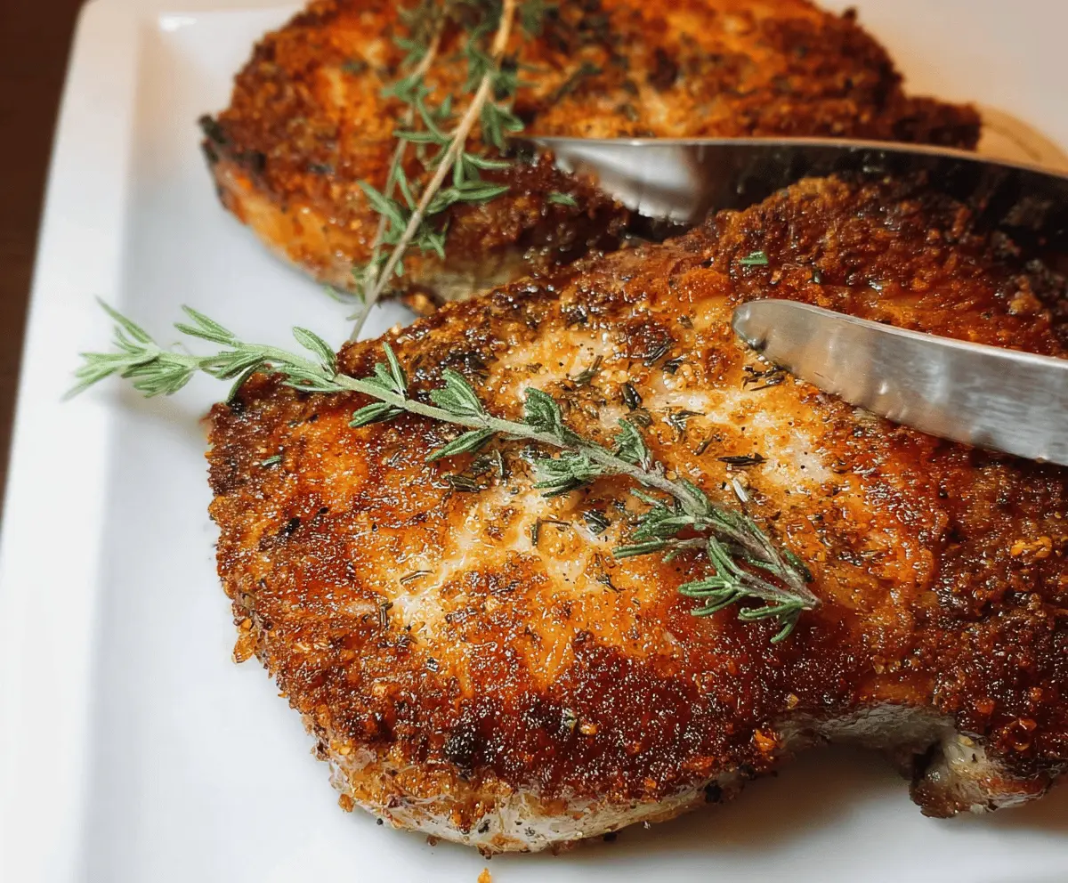Crispy Air Fryer Pork Chops in 20 Minutes