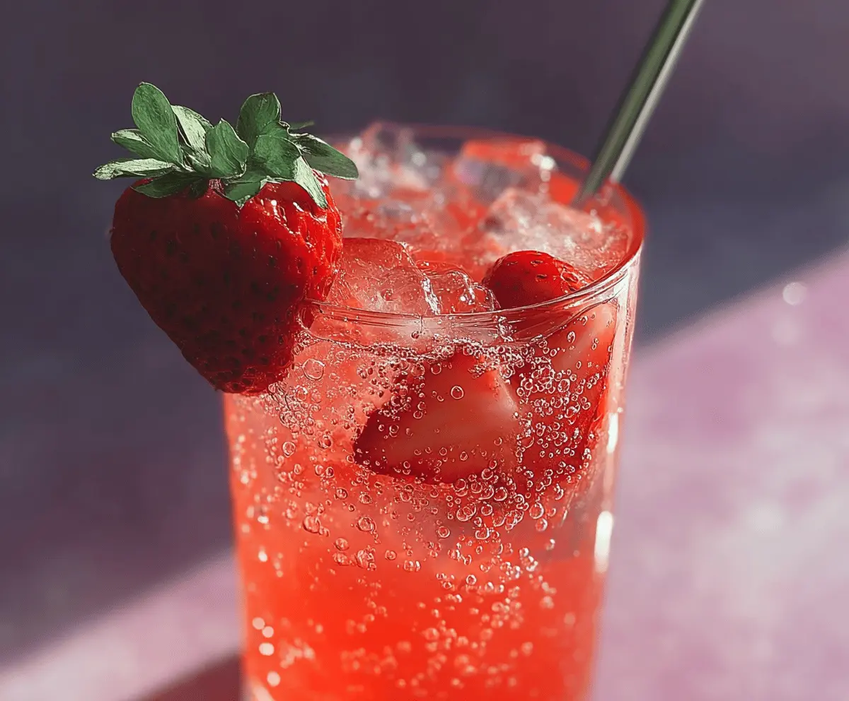 Refreshing Strawberry Dirty Sprite Recipe