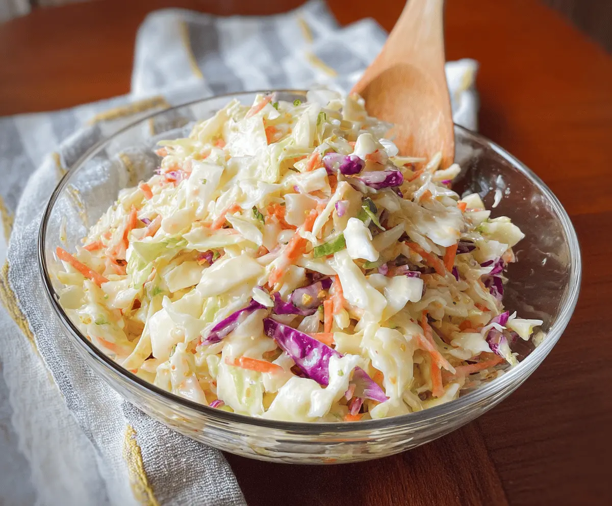 Easy Hawaiian Coleslaw Recipe with Pineapple