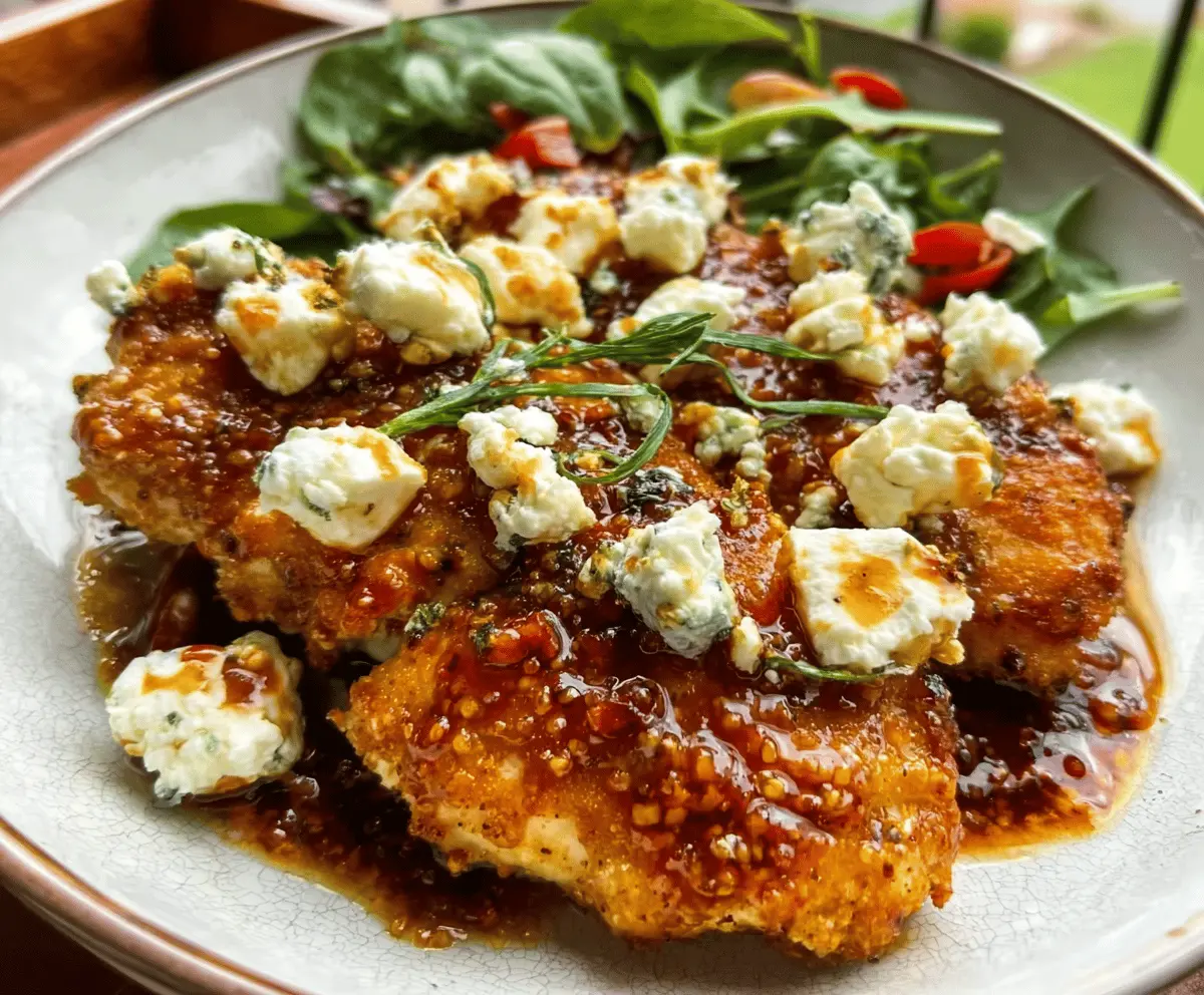 Crispy Hot Honey Feta Chicken Recipe