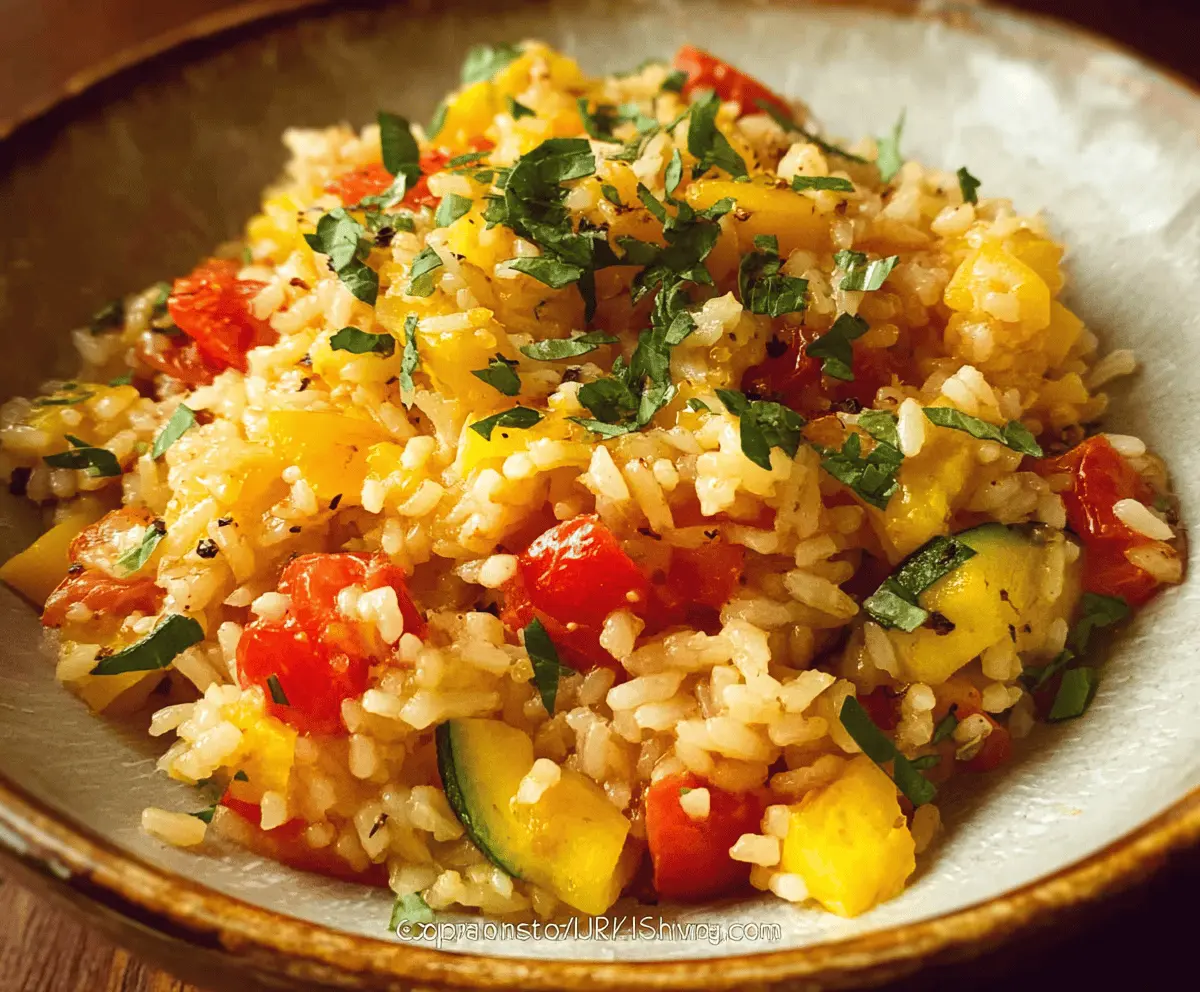 Easy Summer Squash Rice Recipe for Quick Meals