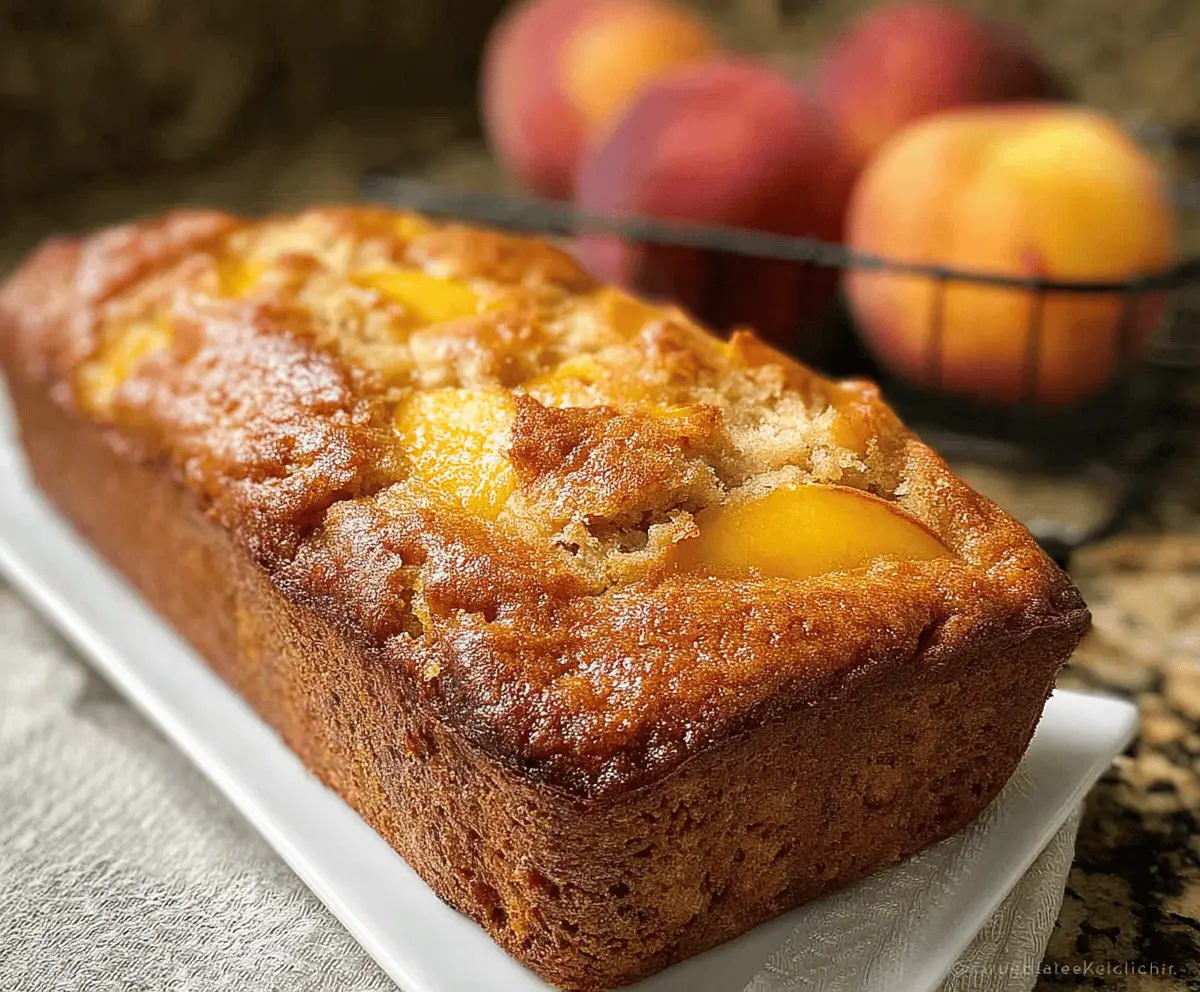 Easy Southern Peach Bread Recipe
