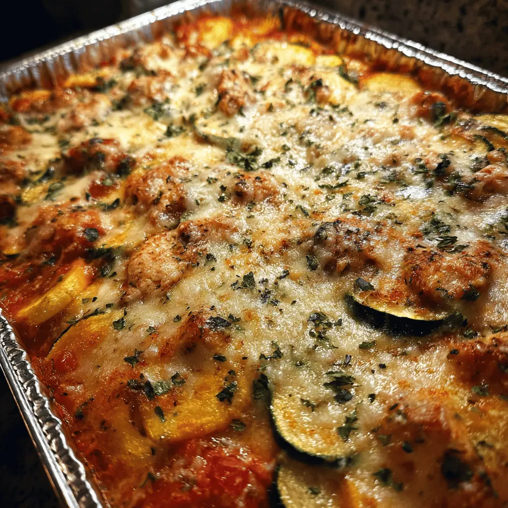 Easy Italian Chicken and Zucchini Bake Recipe
