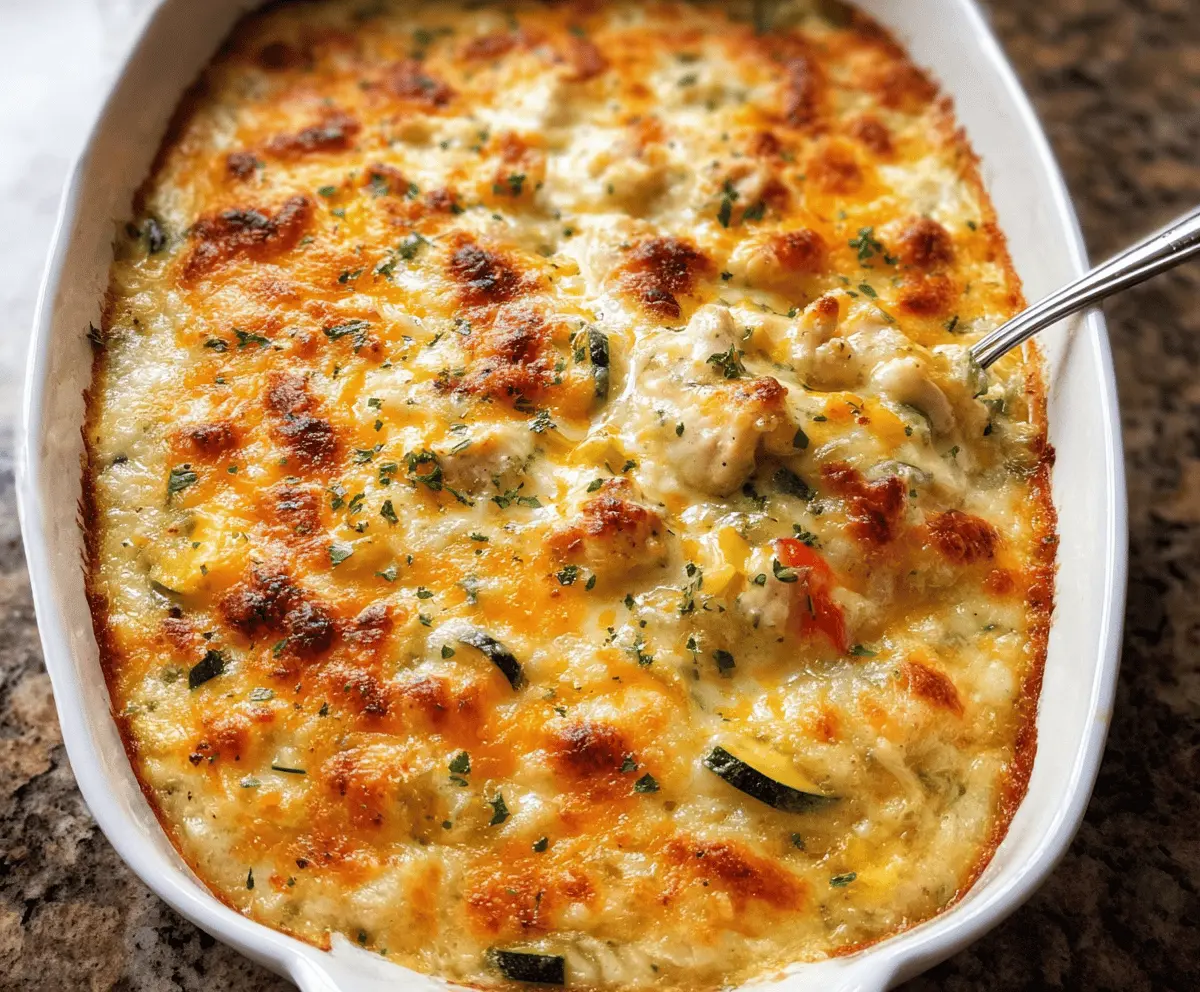 Easy Chicken Zucchini Casserole Recipe