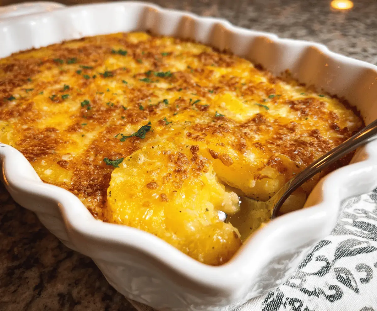 Easy Cheesy Yellow Squash Casserole Recipe