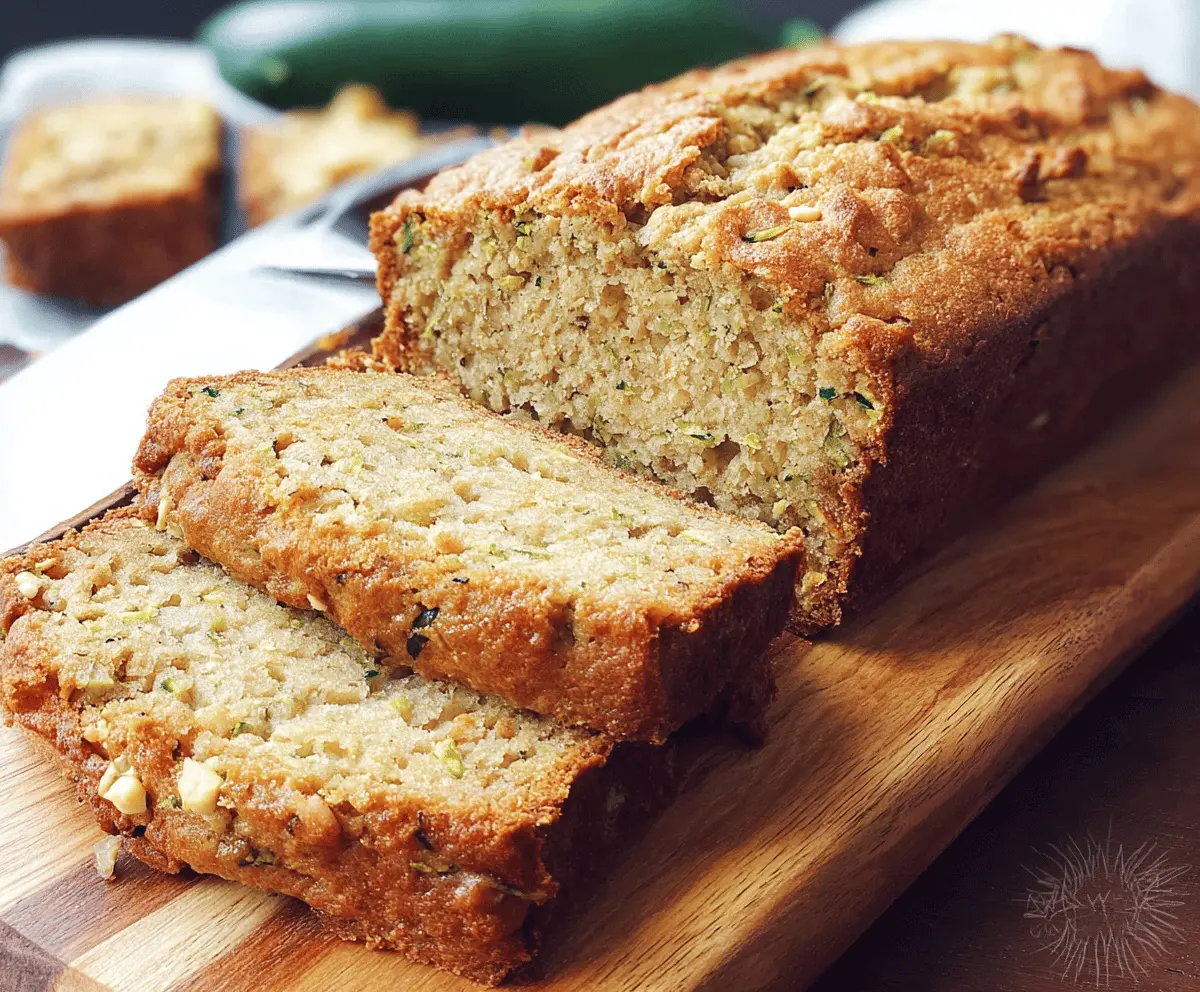 Moist Almond Flour Zucchini Bread Recipe