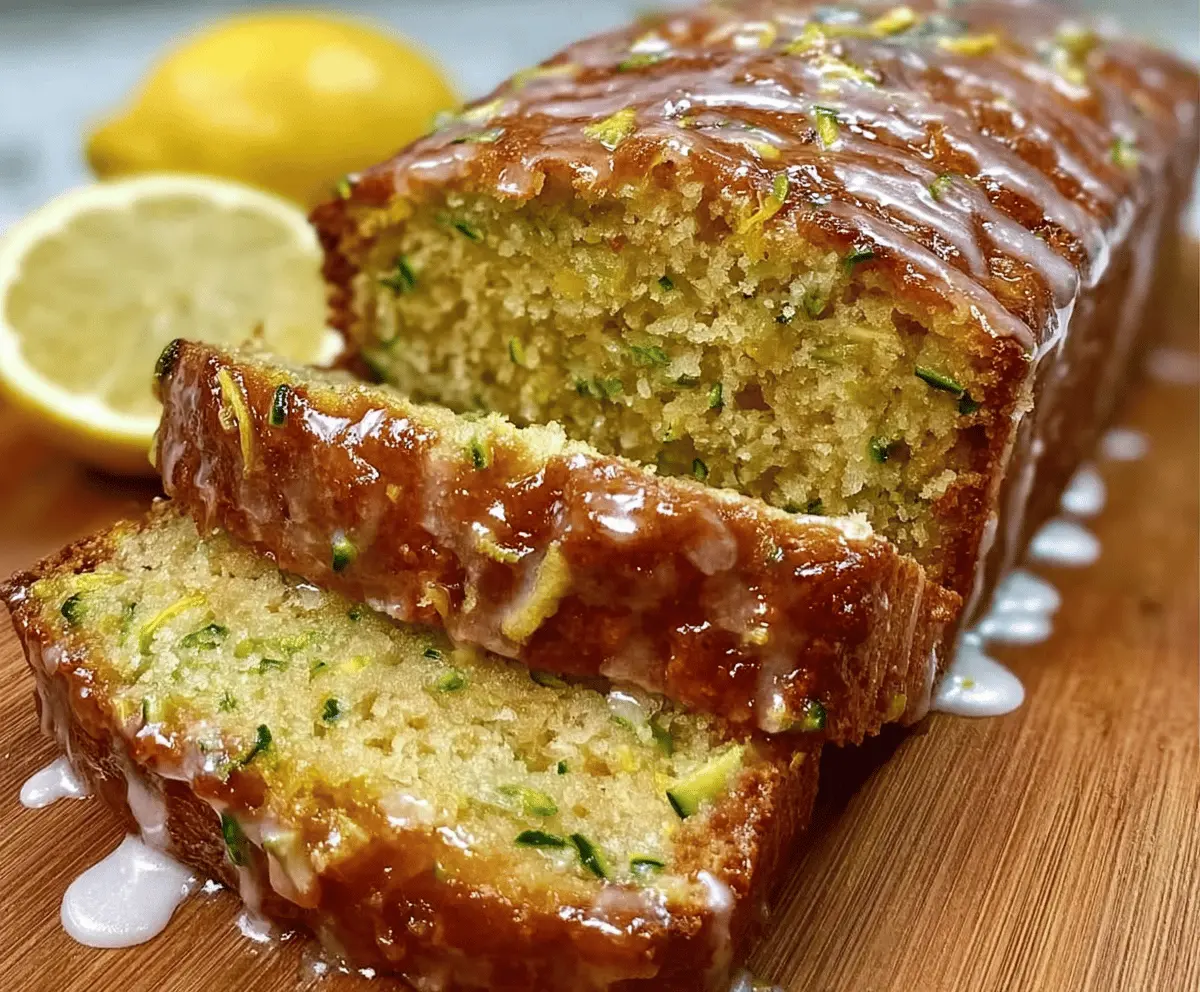 Moist Lemon Zucchini Bread Recipe
