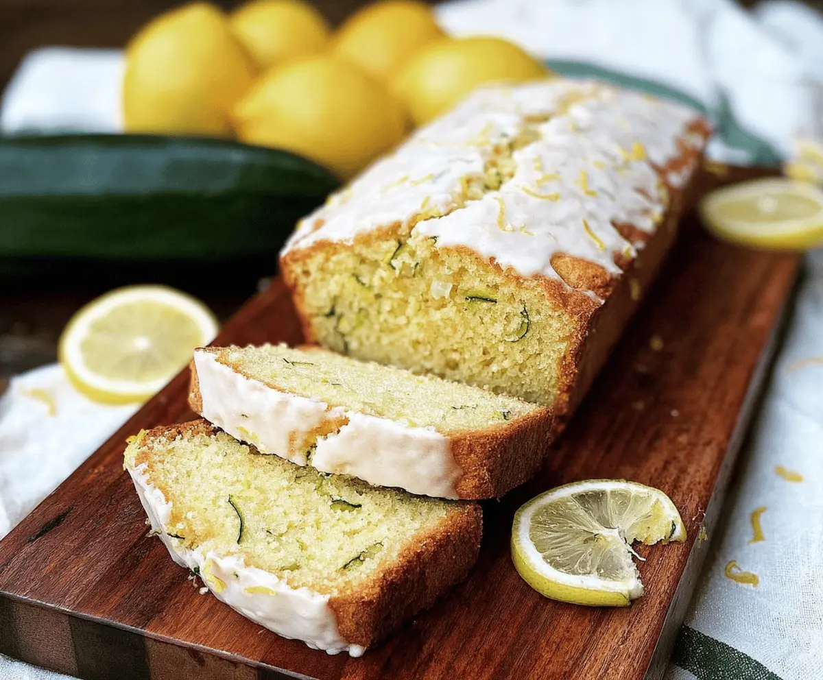 Moist Lemon Zucchini Bread Recipe