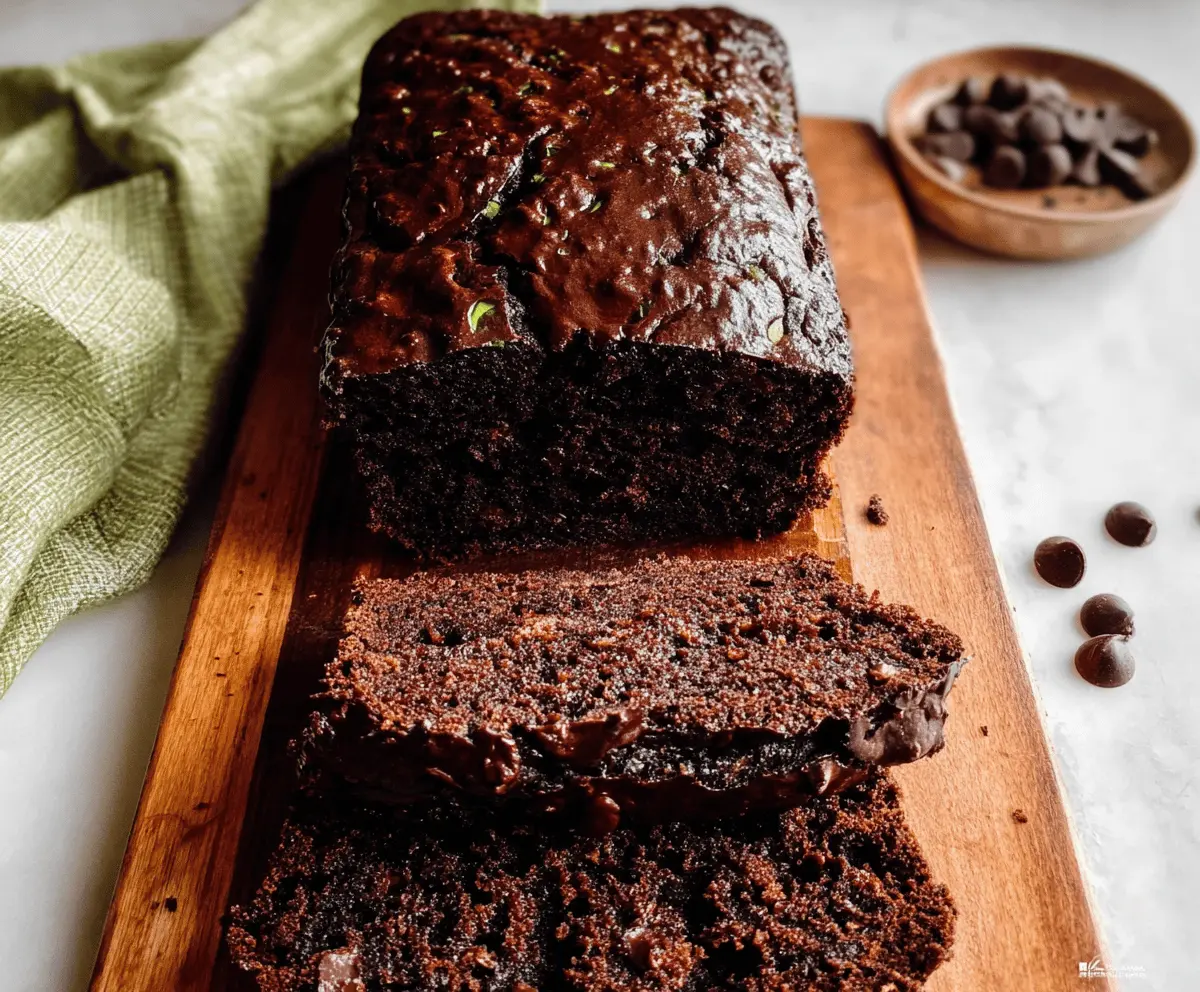 Healthy Chocolate Zucchini Bread Recipe