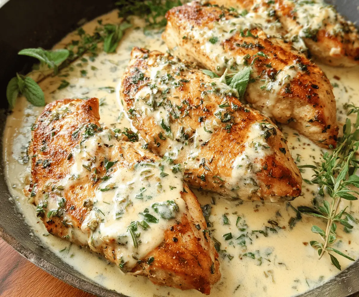 Creamy Herb Chicken Recipe for Easy Dinner