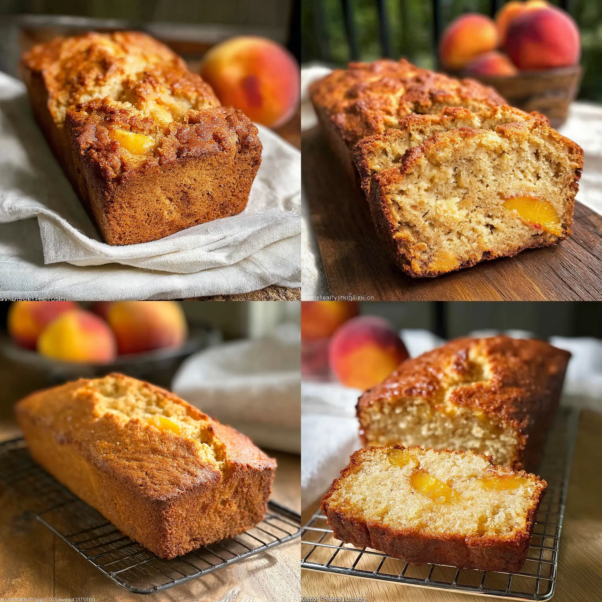 Southern Peach Bread Recipe With Fresh Fruit