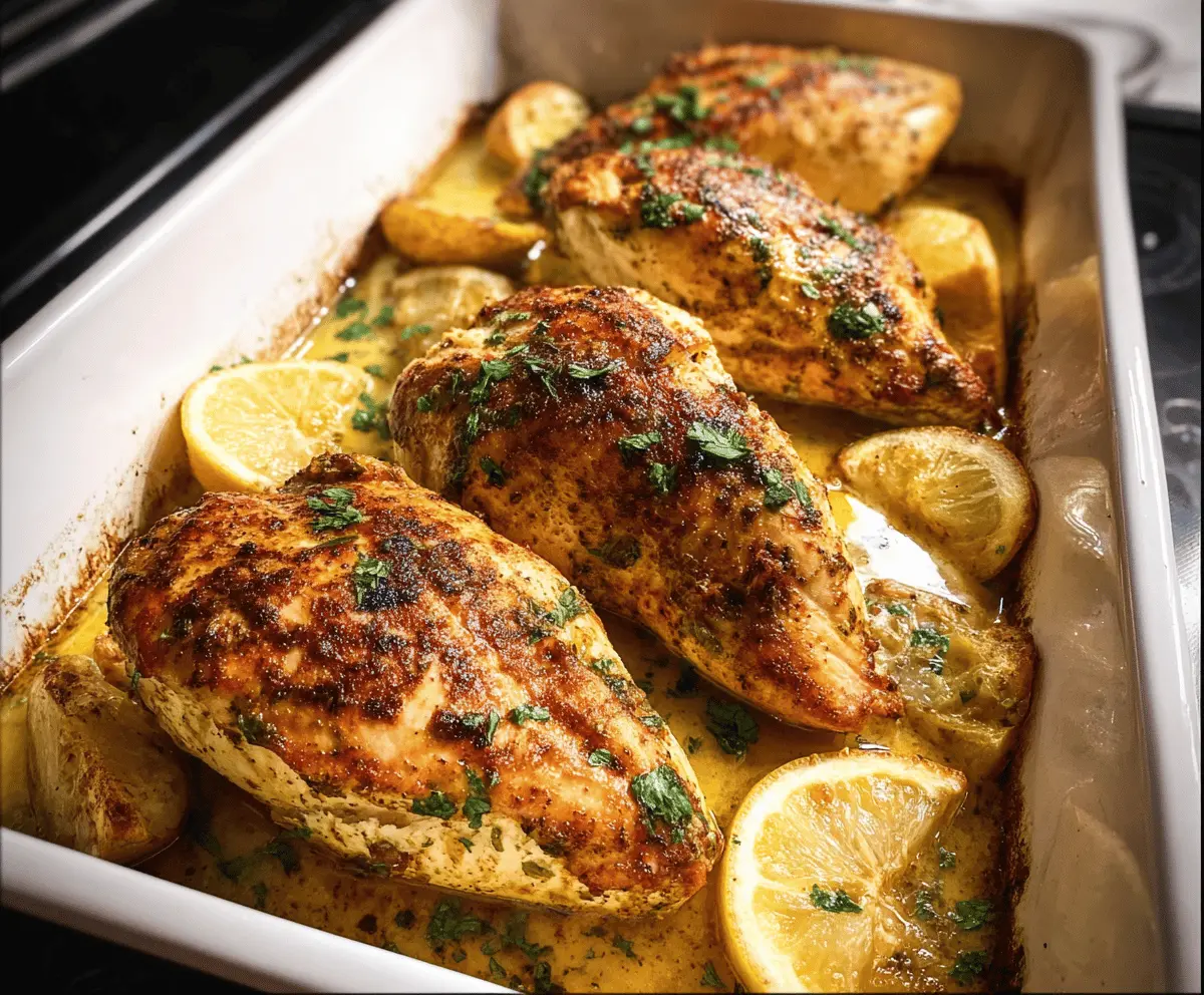 Easy Oven Baked Chicken Breast Recipe