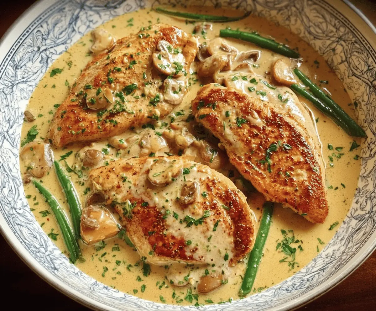 Easy Creamy Garlic Chicken Recipe