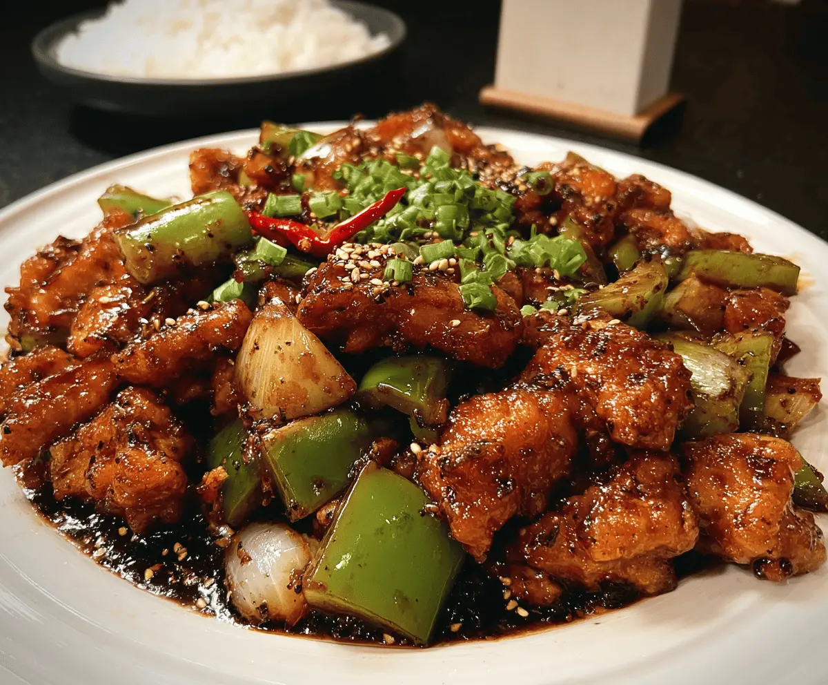 Easy Black Pepper Chicken Recipe